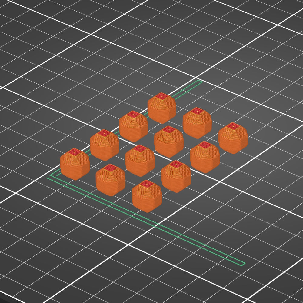 Futboton™ Hexaball Pro – 3D Printed Multicolor (Pack of 18)