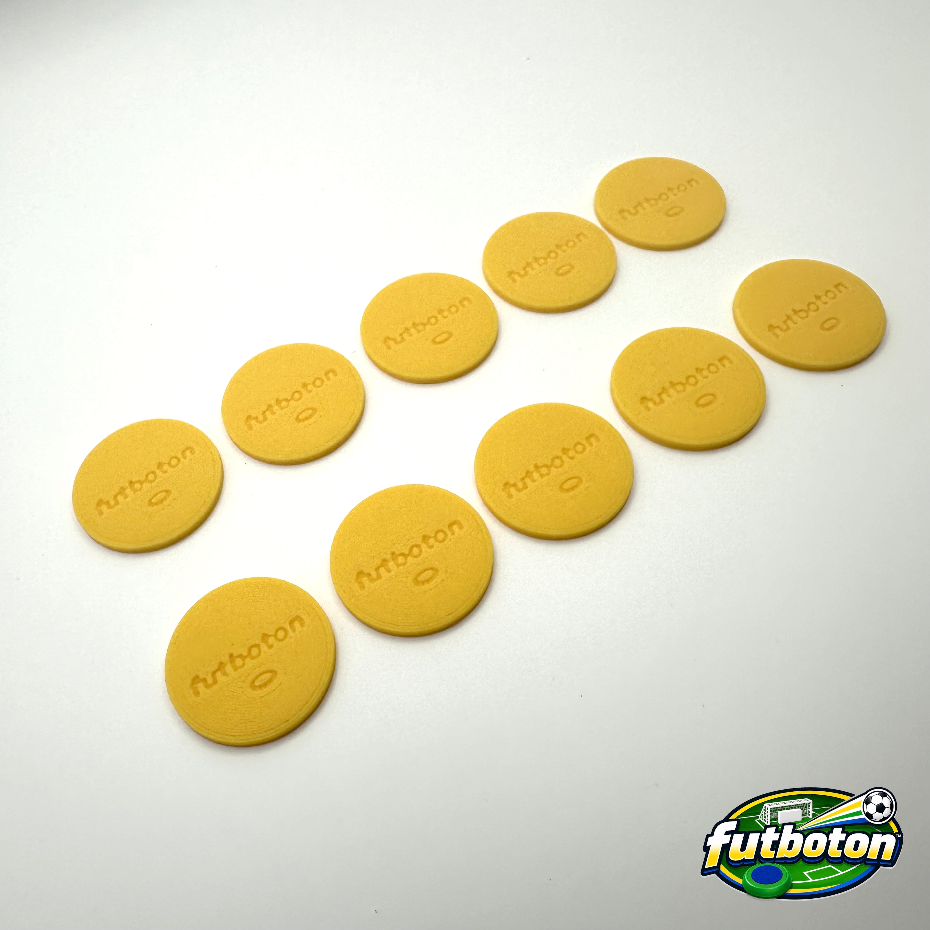 Futboton™ Player Caps – 3D Printed (Pack of 10)