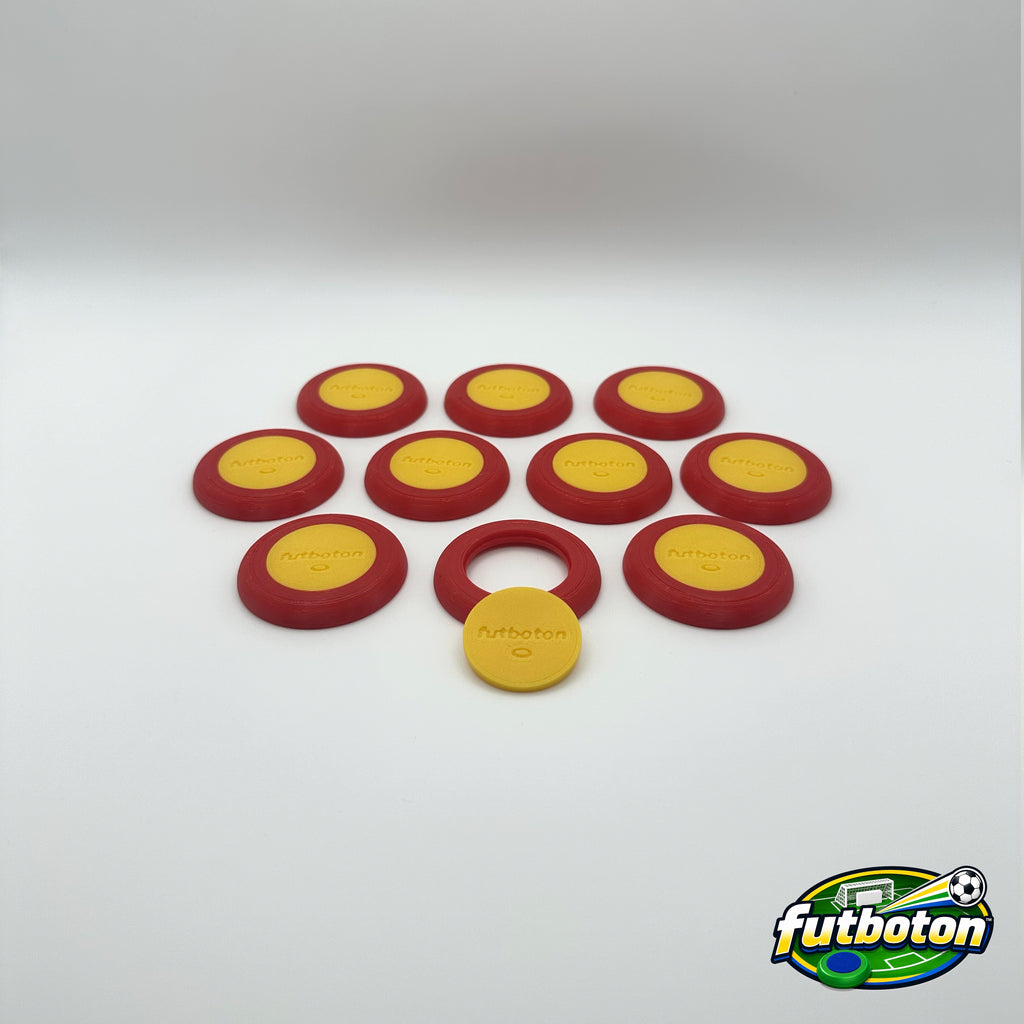 Futboton™ Complete Pro Match Set with Case – 3D Printed Tabletop Football Game