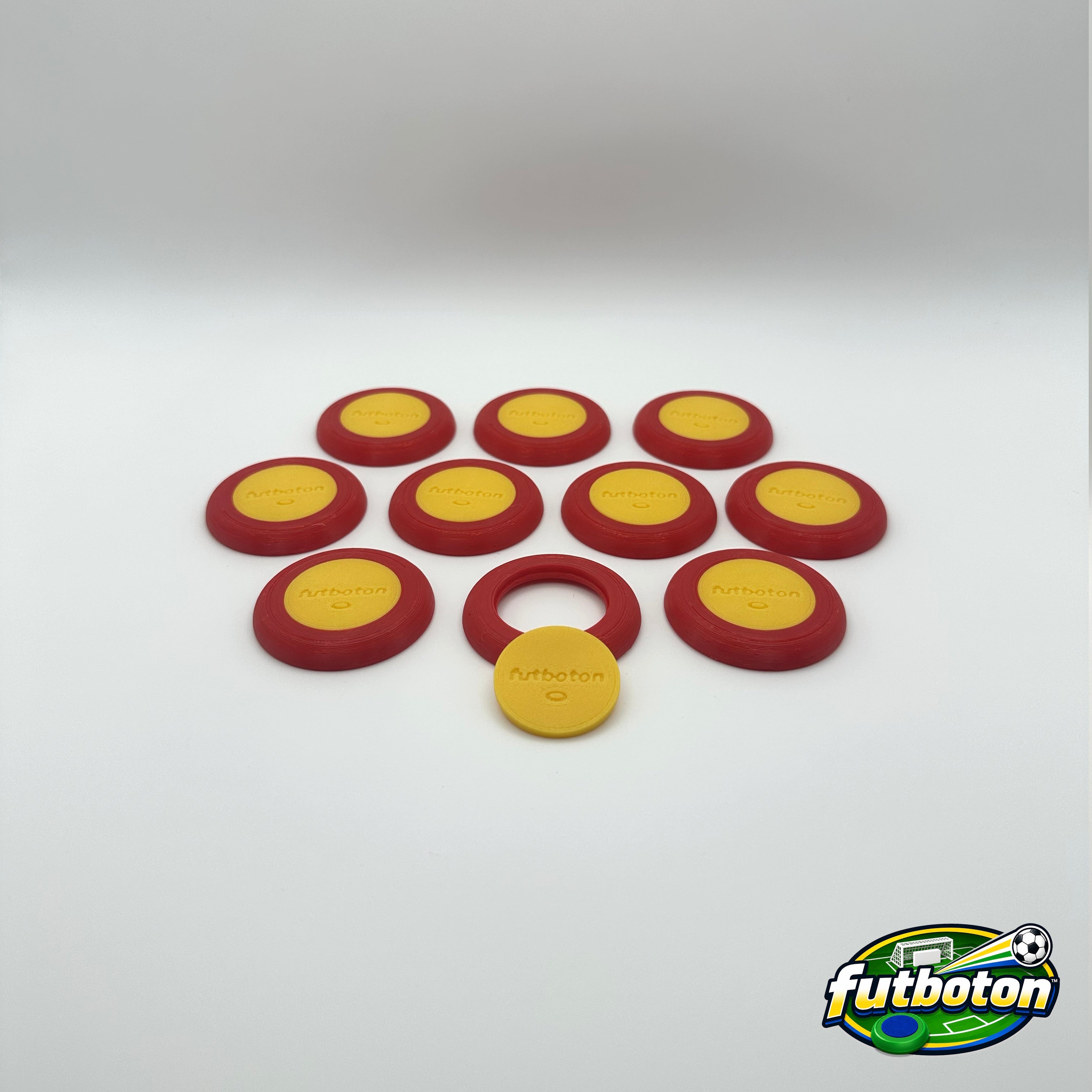 Futboton™ Complete Pro Match Set with Case – 3D Printed Tabletop Football Game