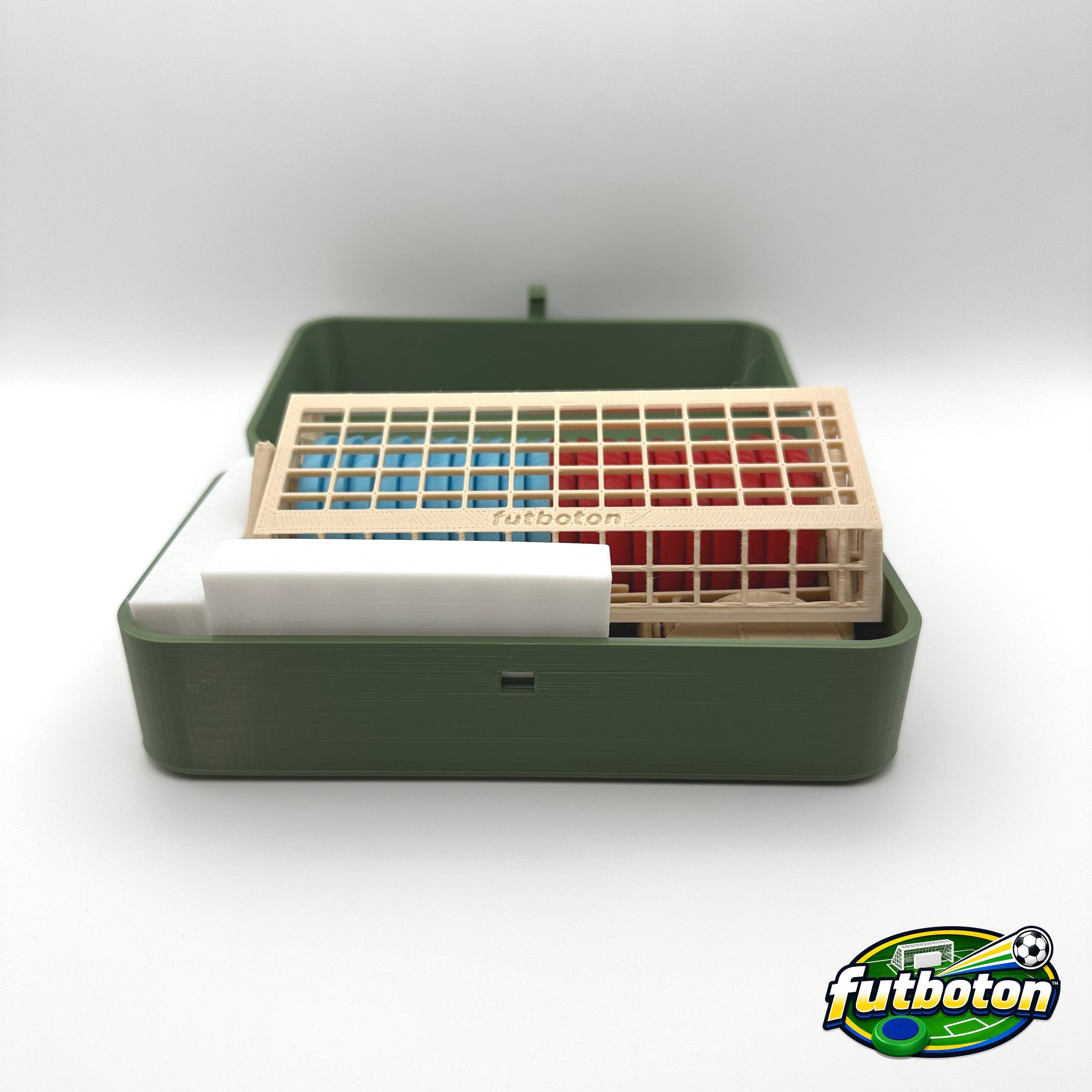 Futboton™ Complete Pro Match Set with Case – 3D Printed Tabletop Football Game
