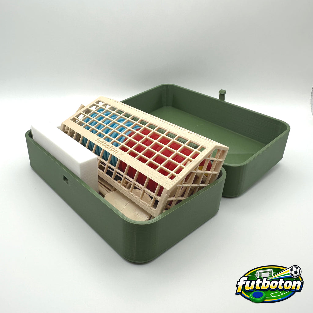 Futboton™ Complete Pro Match Set with Case – 3D Printed Tabletop Football Game