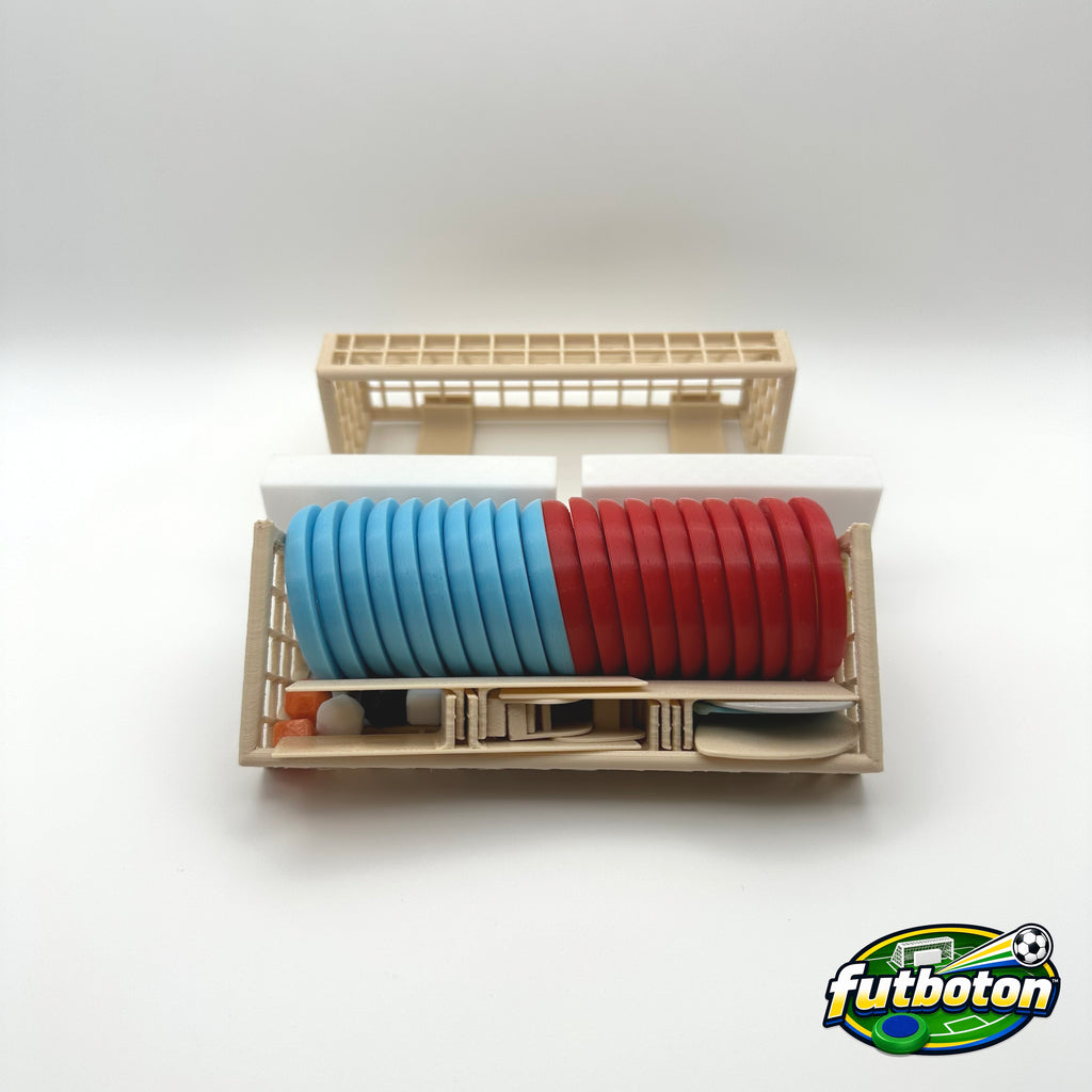 Futboton™ Complete Pro Match Set with Case – 3D Printed Tabletop Football Game