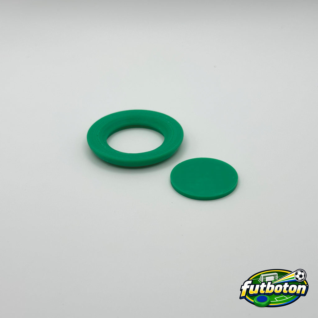 Futboton™ Player Buttons and Caps – 3D Printed (Pack of 10)