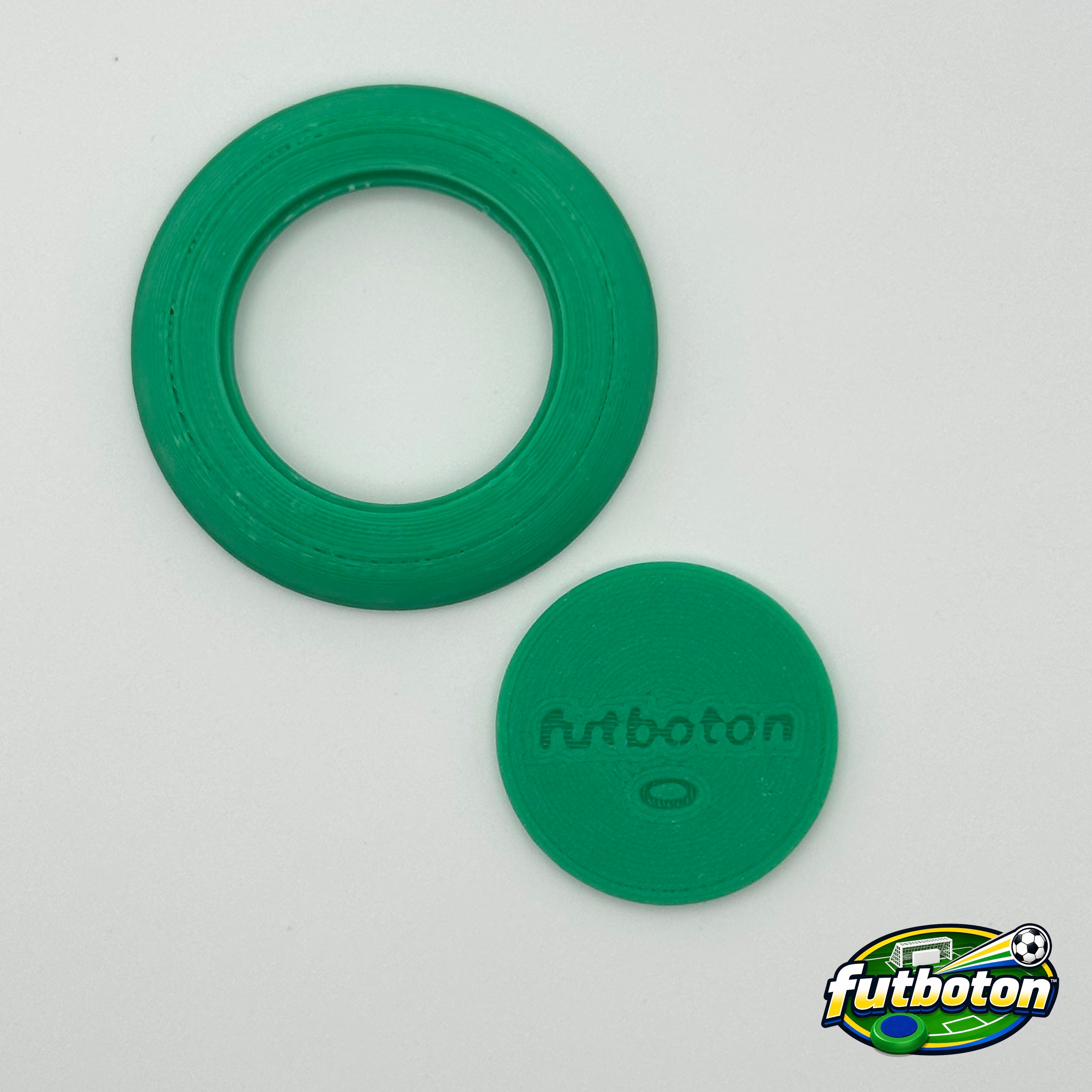 Futboton™ Player Buttons and Caps – 3D Printed (Pack of 10)